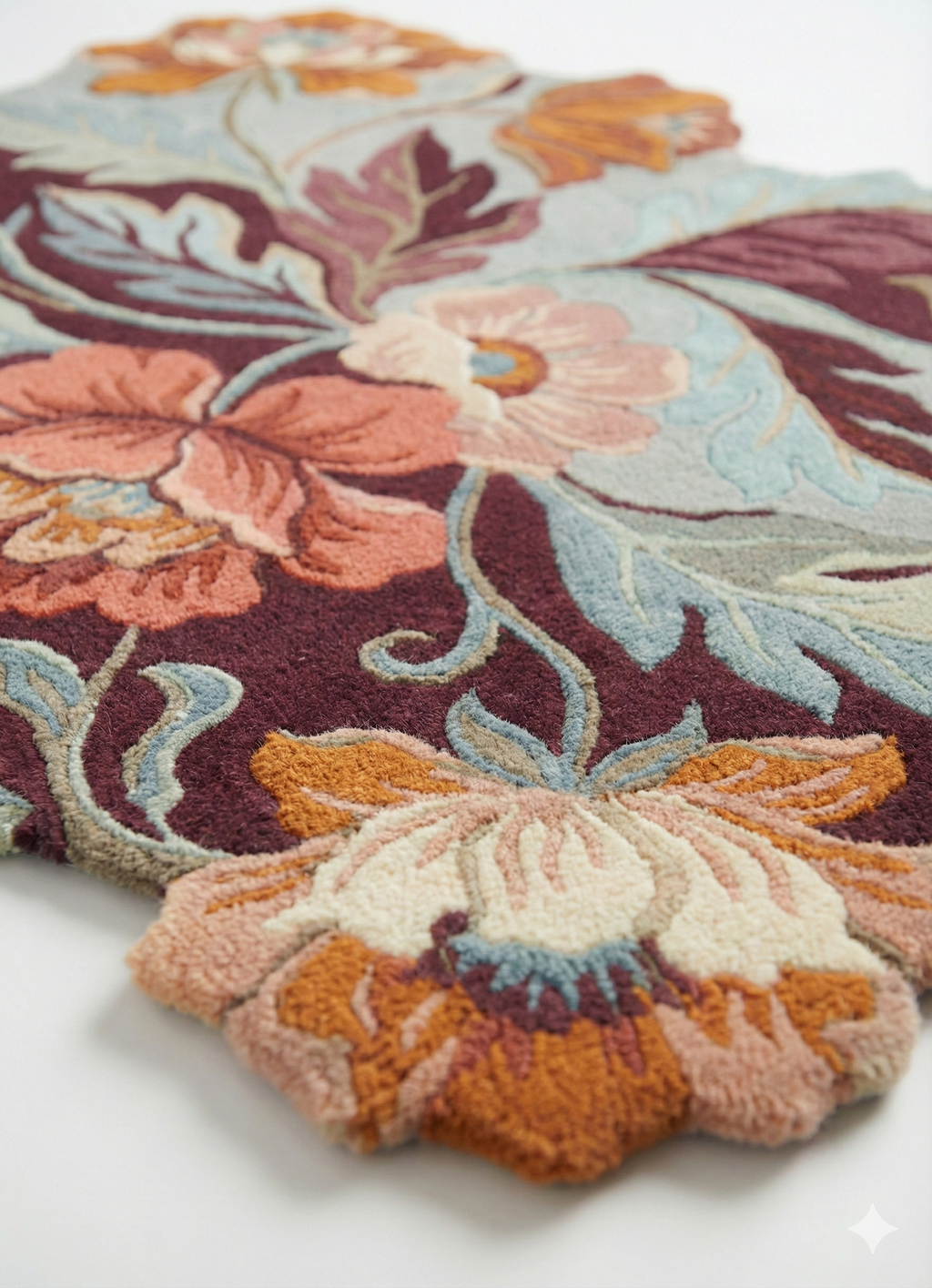 Botanica- Rosewood (Hand Tufted Rug)