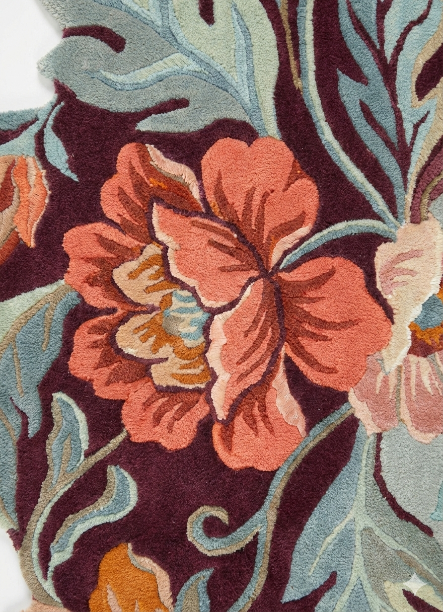 Botanica- Rosewood (Hand Tufted Rug)