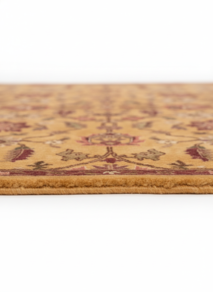 Naqsh- Saffron (Hand Knotted Rug)